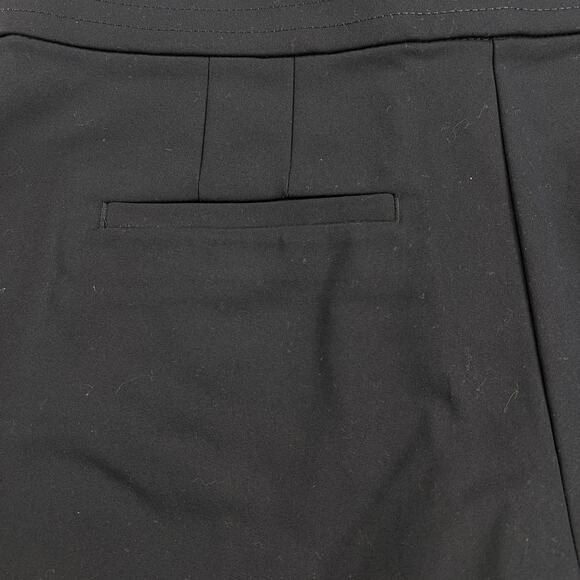 LOFT High Waist Navy Blue Dress Shorts Triple Button Zip Fly 4" Inseam Size 12 - Picture 9 of 12